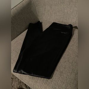 Black leather leggings! Size M. Worn once.